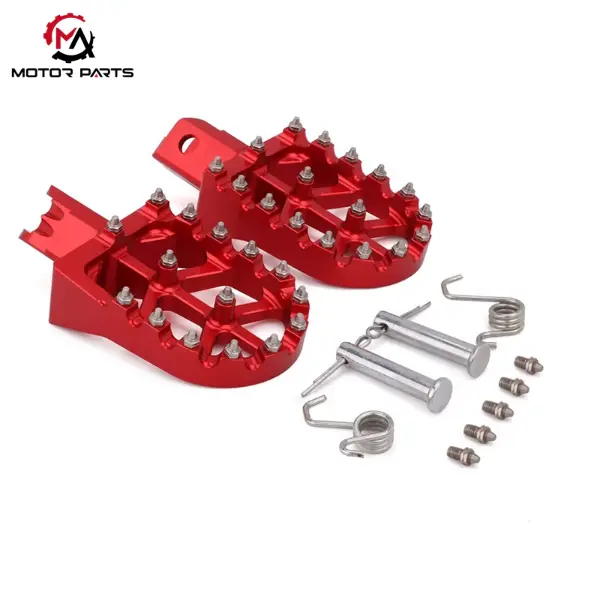 Clavijas de pie de aluminio CNC para reposapiés de moto de cross sur-ron Light Bee CRF150F CRF230F