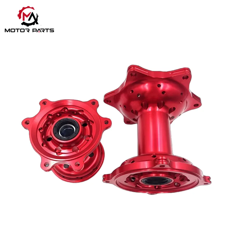 Juego de bujes de rueda delantera y trasera de aluminio CNC para Honda CRF250R CRF450R