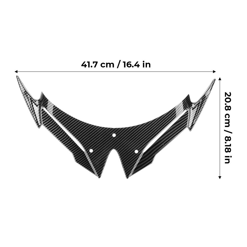 Alerón de carenado delantero, alerón aerodinámico para Kawasaki Ninja 500 Ninja 500 SE 2024-2026