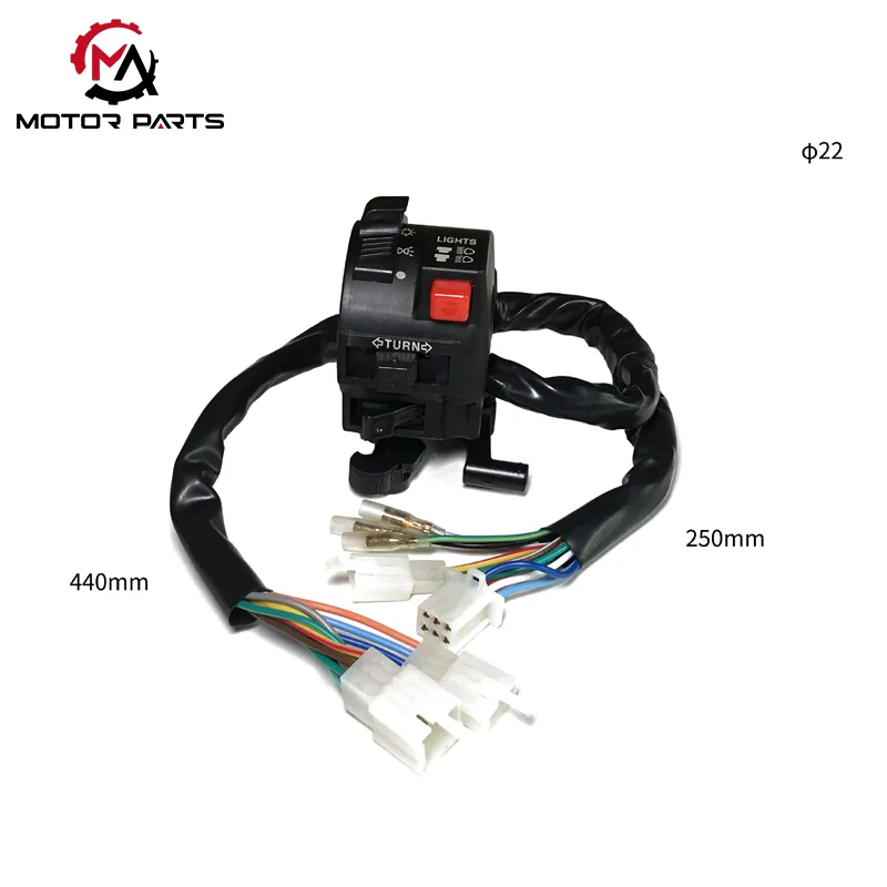 Interruptores de manija de accesorios de motocicleta Honda Wave110